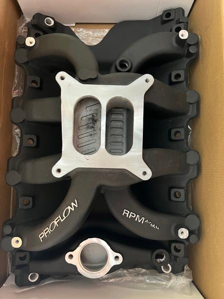 Proflow Intake Manifold 4-barrel Square Bore Holden 5Ltr V8 VN VS Heads 304 355