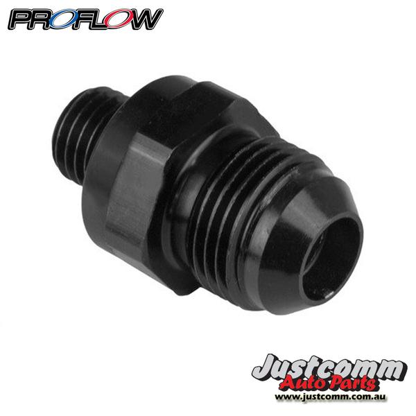 Proflow EFI Fuel Check Valve M12 x 1.50 To -08AN, Black