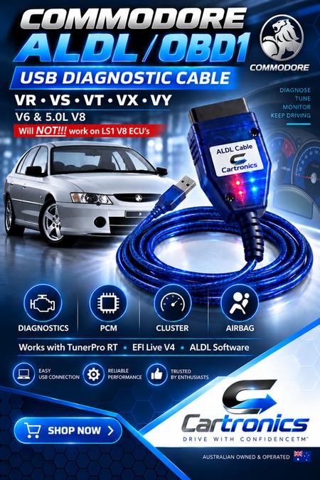 ALDL CABLE COMMODORE VR VS VT VX VY / OBD1 DIAGNOSTIC CABLE - CLUSTER PCM AIRBAG