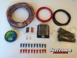 10 CIRCUIT WIRING HARNESS KIT COMPLETE WITH FUSE HOLDER - HOTROD, CARAVAN, CAR