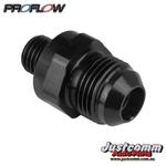 Proflow EFI Fuel Check Valve M12 x 1.50 To -08AN, Black