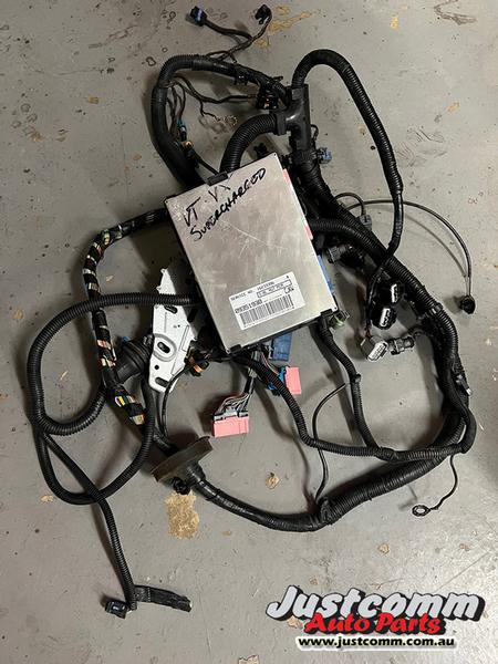 VT VX Commodore L67 Auto Supercharged Engine Wiring Loom and ECU
