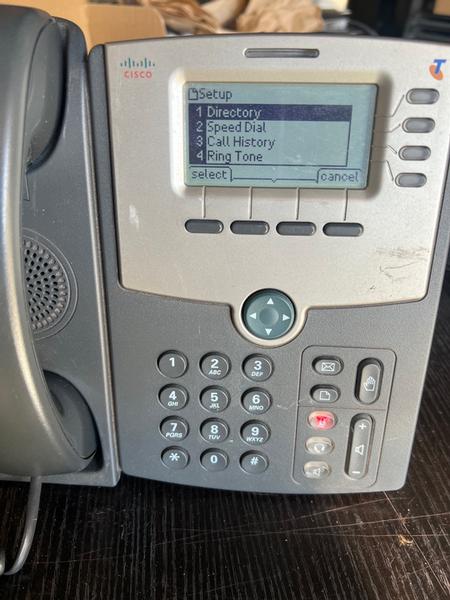 CISCO SPA504G 4-LINE IP VoIP PHONE WITH DISPLAY, PoE AND PC PORT