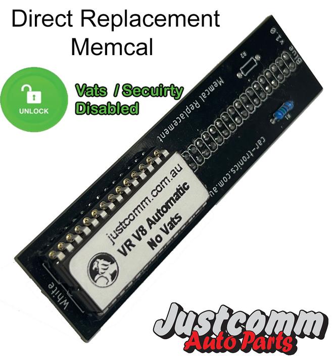 VR V8 Commodore Auto Replacement Memcal - Vats / Security Removal Service